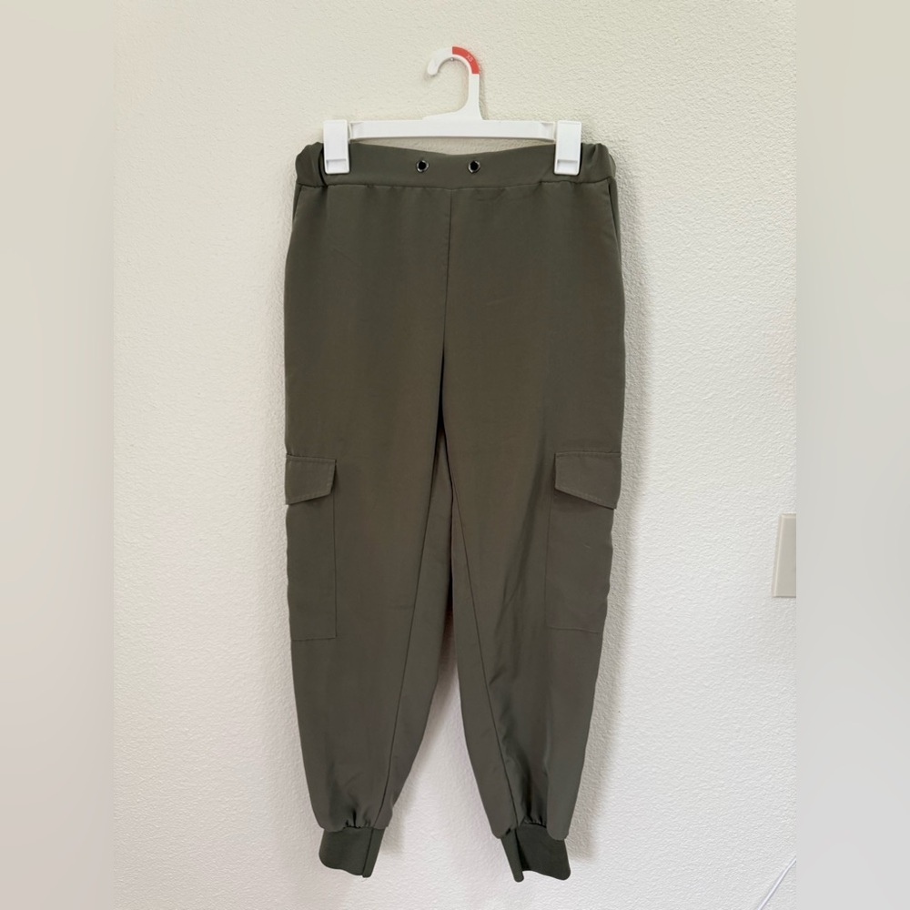 Zara Olive Green Joggers Cargo Pants Women’s Size Small